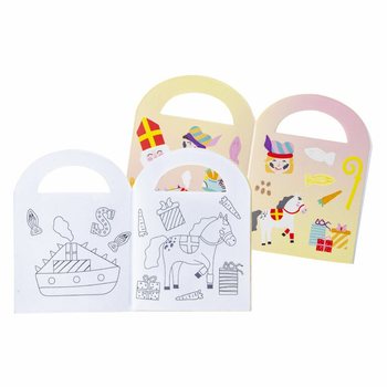 聖ニコラス（シンタクラース） シール付きミニぬりえ本（48冊セット）