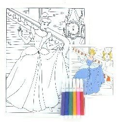 ぬりえアート フェルトペン付き (12個入)