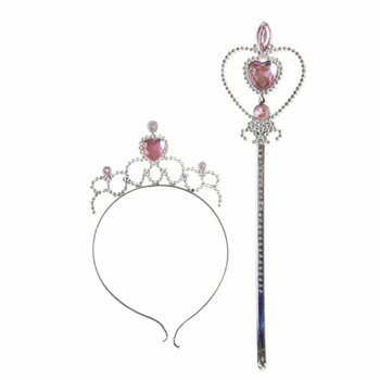プリンセスステッキ ＆ ティアラ セット (12個入り)
