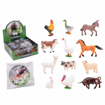 ANIMAL WORLD - 牧場の動物ディスプレイセット (36個入り)