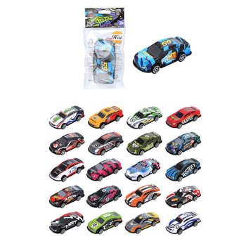 プルバックスポーツカー - ミックスカラー (24個セット)