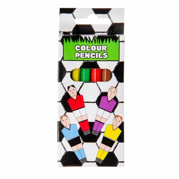6色ミニ色鉛筆セット - サッカー選手（24個セット）