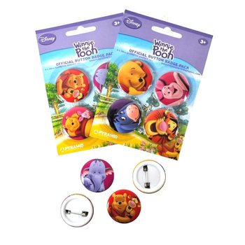 ディズニー くまのプーさん 4個入りバッジセット (24パック)