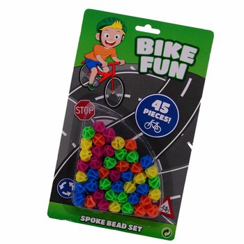 BIKE FUN - 自転車用スポークビーズ 45個 台紙入り (1個)