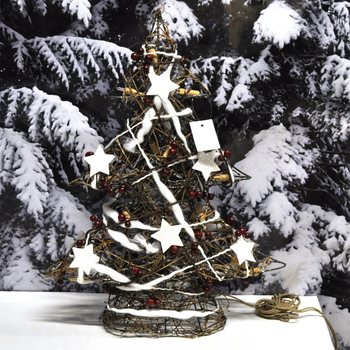 大型光るデコレーションクリスマスツリー 50 cm (1個)