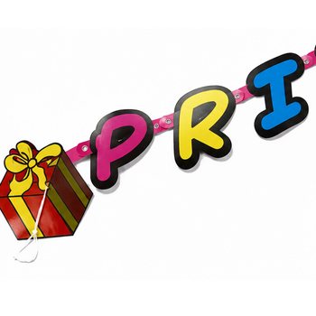 SURPRISE PARTY サプライズパーティー レターガーランド - 長さ: 180 CM (6個入)
