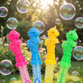ジャンボ シャボン玉 スティック 35cm - ユニコーン ディスプレイ付き (24本セット)