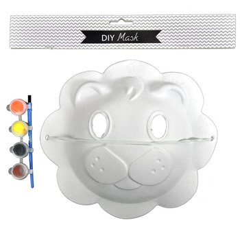 **激安卸売** お面 塗り絵 動物マスク (24個セット)