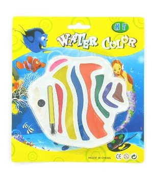 水彩絵の具セット - 魚モデル カード入り (12個セット)