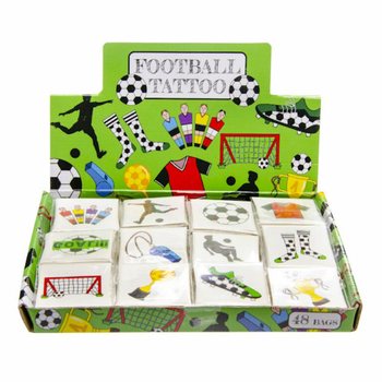サッカー ファンタトゥー - 48パック入りディスプレイ（1パック12枚入り）
