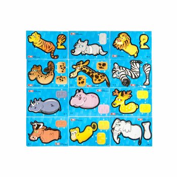 3D 立体パズル 野生動物 (48個入)