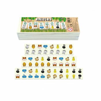 木製アニマルドミノ (10個セット)