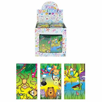 「ジャングルの動物」ノート ディスプレイ入り (168個)