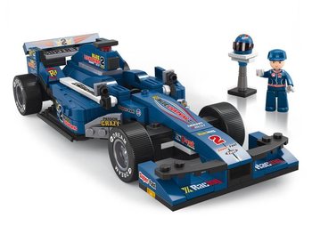 Sluban F1 レーシングカー ブルー M38-B0353 (1個)