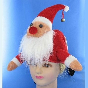 サンタが頭に乗る帽子 (3個入)