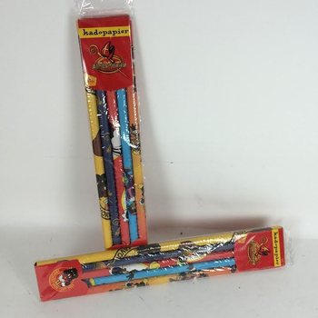 5枚セット 「De Club van Sinterklaas」 ラッピングペーパー
