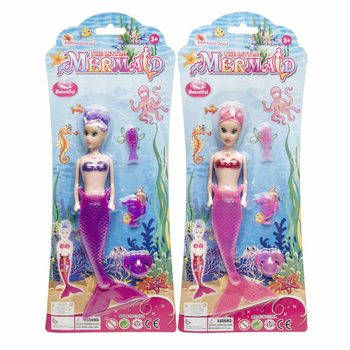 台紙入り人魚(マーメイド)人形(6個セット)