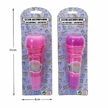 女の子向け ピンク エコーマイクロホン 台紙付き（12個入）