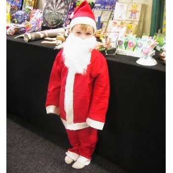 子供用サンタクロース衣装 | クリスマス4点セット