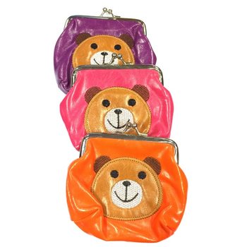 子供用 クマの財布 カラーミックス (6個セット)