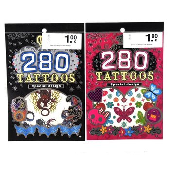 タトゥーステッカーブック 280枚入り (24冊セット)