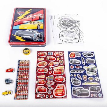 ディズニー カーズ 3D 文具・アートセット 缶入り (12個セット)