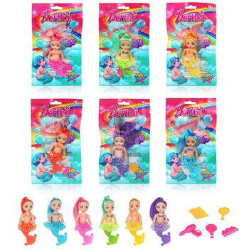 マーメイド 人魚ドール ギフトバッグ入り - ミックスカラー (24個入)