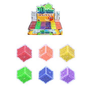 立体迷宮パズル 立方体ゲーム ディスプレイ付 (24個入)