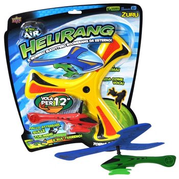 ***HELIRANG*** 大型ヘリコプターブーメラン 台紙付 (12個セット)
