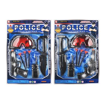 警察おもちゃセット メガネ・吸盤ピストル付（6個セット）