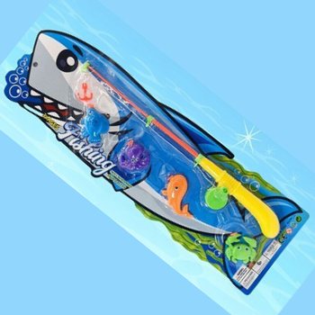 マグネット魚釣りゲーム（台紙付） - 16x53x3.5 cm (12個入)