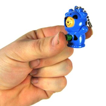 回転する顔のクマのキーホルダー (24個セット)