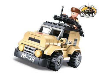 Sluban 8 in 1 パトロールカー M38-B0587A (1個)