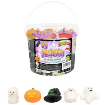 ハロウィン スクイーズ フィギュア バケツ入りアソート (25個入)