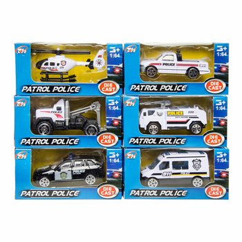 ミックス メタル 警察車両 ディスプレイ入り (36個入)