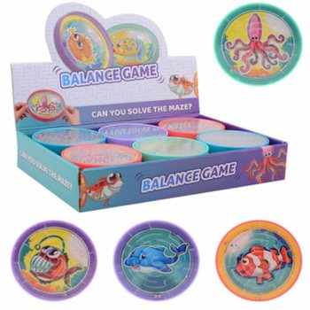 大きな丸い迷路ゲーム 海の生き物 (24個セット)