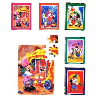 可愛いサーカス パズル ディスプレイ入り (36個セット)