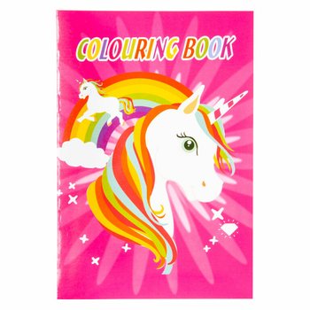 ユニコーン ぬりえ ステッカー付き 20x14cm (24冊セット)