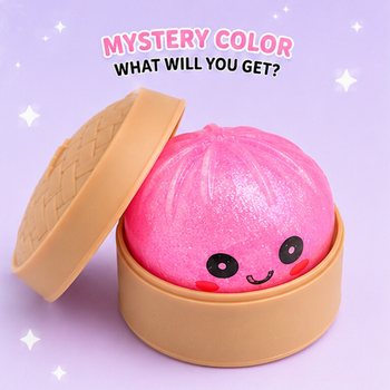 RAGE - スクイーズ SUGAR EDITION 肉まん 小サイズ (5.3 x 5.3 x 4.1 Cm) 2026爆発的人気玩具 (24個入)