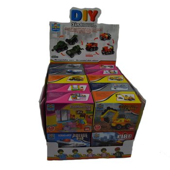 BRICKS ブロック玩具 - ディスプレイ付きミックスシリーズ (20個入り)