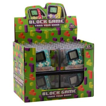 ブロックゲーム機 - ミックスカラー - ディスプレイ入り (12個入り)