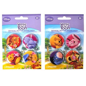 ディズニー くまのプーさん 4個入りバッジセット (24パック)