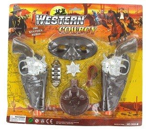 ウエスタン カウボーイ おもちゃセット (6個入)