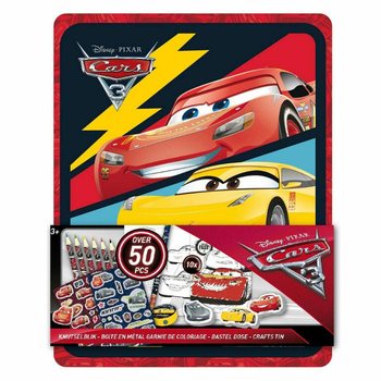 ディズニー カーズ 3D 文具・アートセット 缶入り (12個セット)