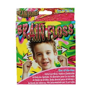 Brain Floss / 脳みそ用デンタルフロス ジョーク玩具 (24個入)
