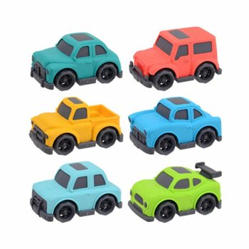 JOUECO - バイオプラスチック製ミニカー ディスプレイセット (18個入り)