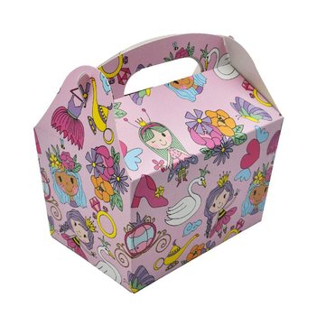 キッズメニューボックス:プリンセス - サイズ 18.5x12x19 CM - フードボックス (24枚入)