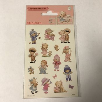 ステッカーシート：MOREHEAD – かわいい子供たち、サイズ 16 x 9 cm (10枚セット)