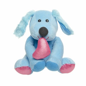 ハート付きぬいぐるみ犬 - 17 CM - ミックスカラー (12個入)