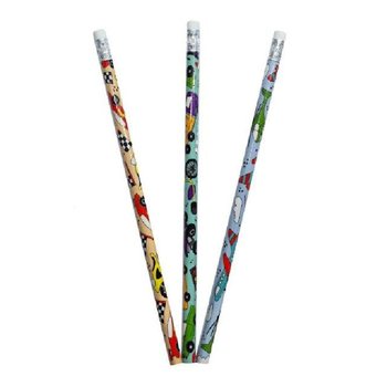 乗り物えんぴつ (12本セット)